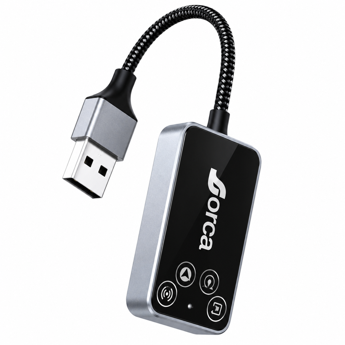 ORCA Cube Pro 5-in-1 Wireless CarPlay Adapter – Apple CarPlay, Android Auto, AirPlay & Miracast