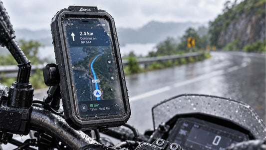 GPS Navigation Mount for Bikes: Ride Rain or Shine with the Orca FC3 PRO Waterproof Mobile Holder