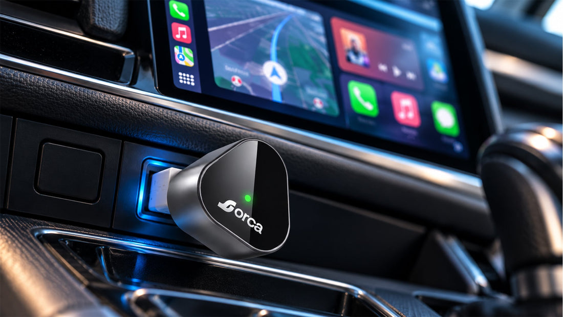 Wireless CarPlay Adapter: Turn Wired to Wireless Android Auto with the Orca Cube
