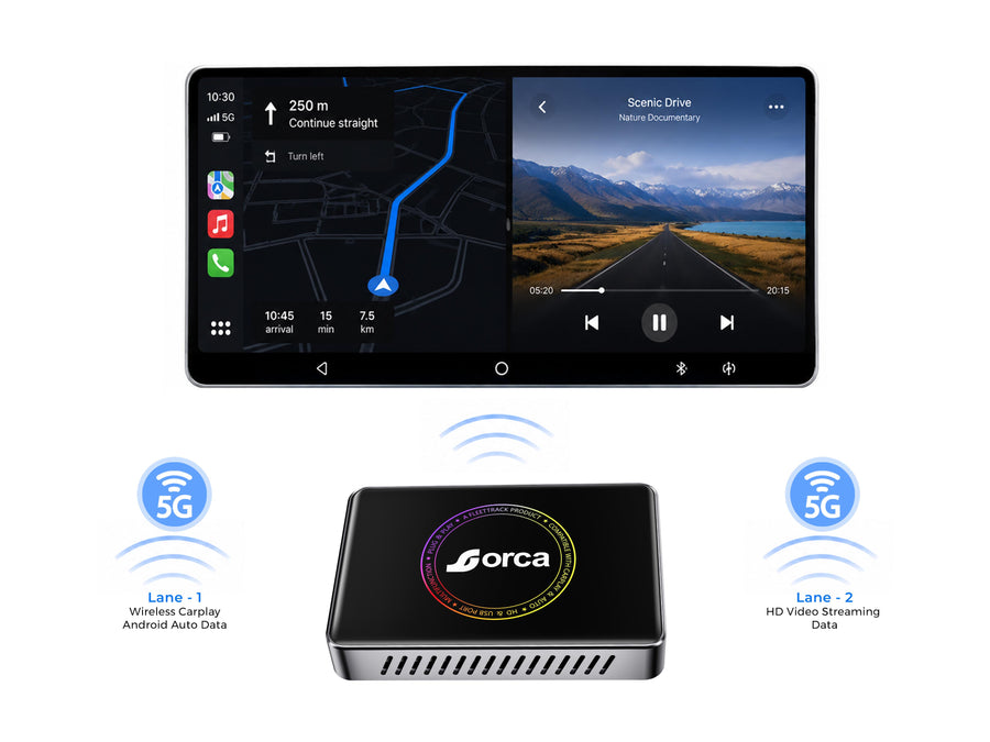 Wireless CarPlay that never buffers.