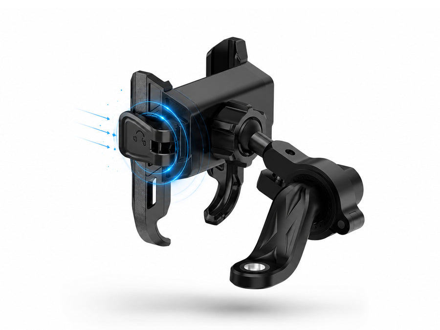 Secure your phone in one click. Ride without distractions.