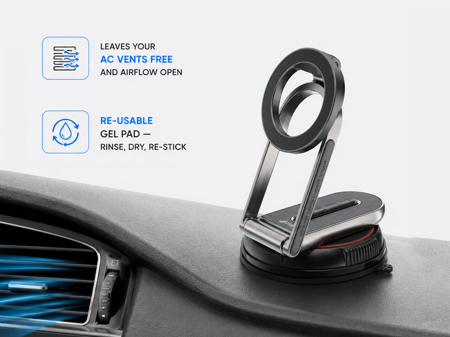 Grounded on your dashboard, not your vent.