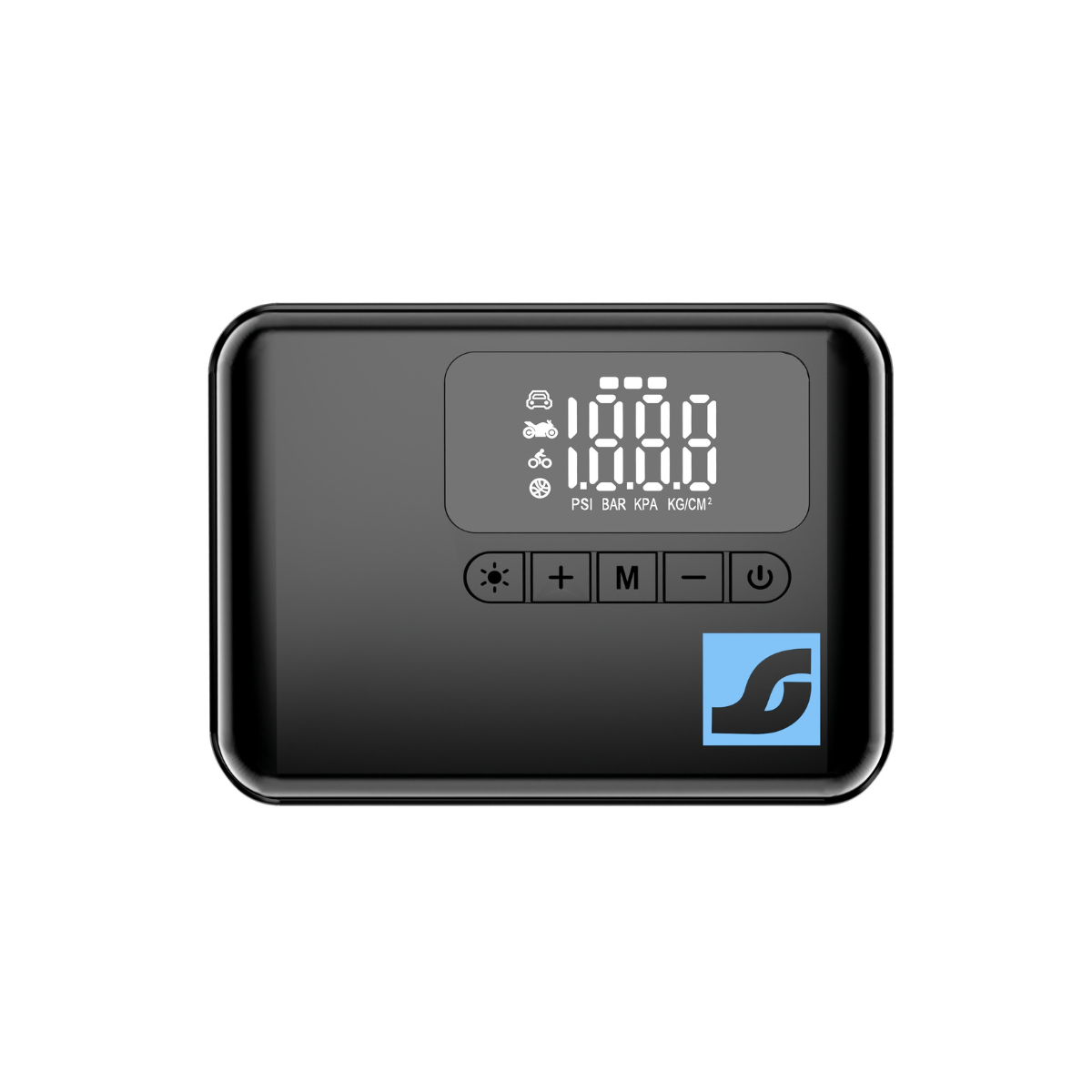 Orca Air Cordless Portable Tyre Inflator | 150 PSI Digital Air Compressor | 2 × 2000mAh Battery | LED Display