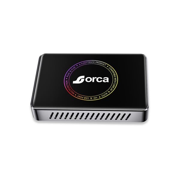 Orca 4-in-1 A21 Android Box | Wireless CarPlay & Android Auto | Quad-core A53 Processor | 4GB+32GB | TF Card Support | Dual 5G Wi-Fi & Dual Bluetooth | HDMI Output | Split-Screen Support | Built-in Cooling Fan