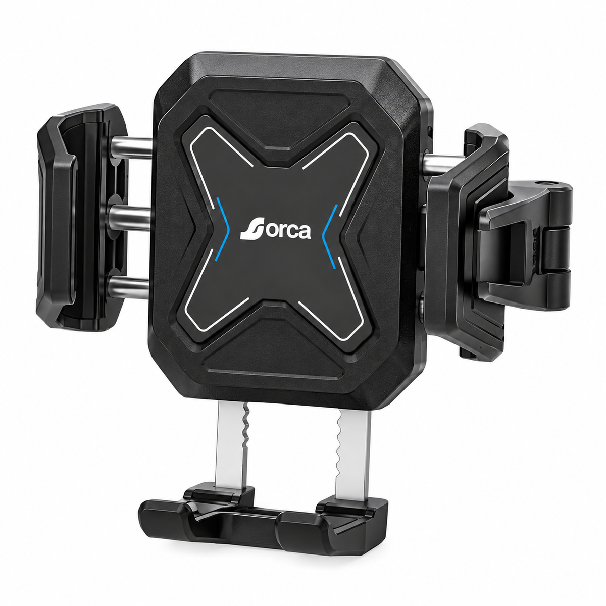 ORCA M23 Motorcycle Phone Mount – Anti-Theft Screw Lock, Quad-Shock Damping